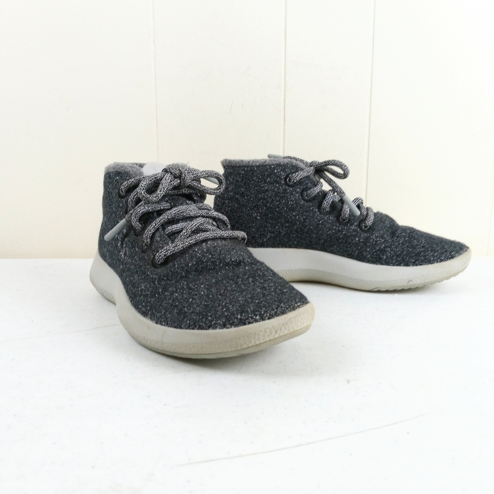 Allbirds Mizzle Wool Runner Up Sneakers Women Size 7 Gray Water Repellent